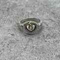 Tiffany & Co Open Heart Ribbon Ring Combination