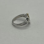 Tiffany & Co Open Heart Ribbon Ring Combination — view 3