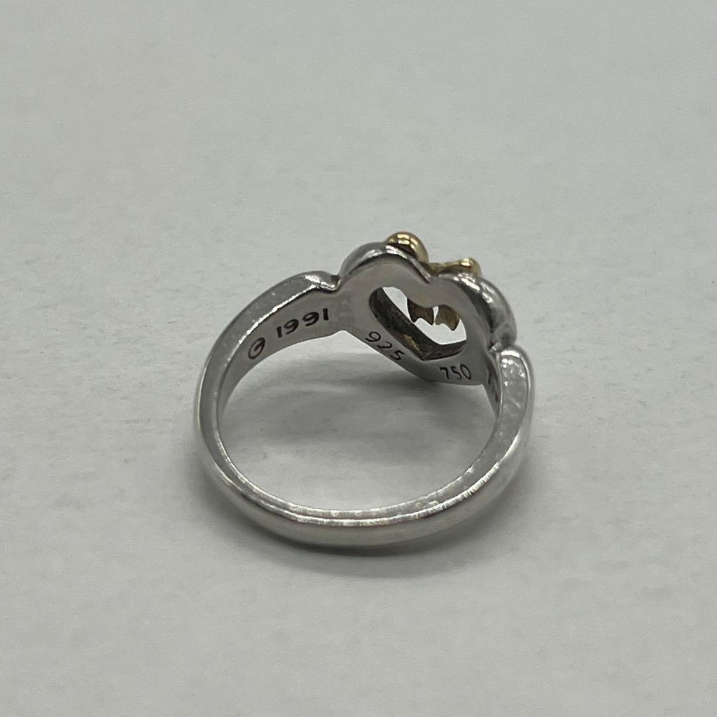 Tiffany & Co Open Heart Ribbon Ring Combination — view 7