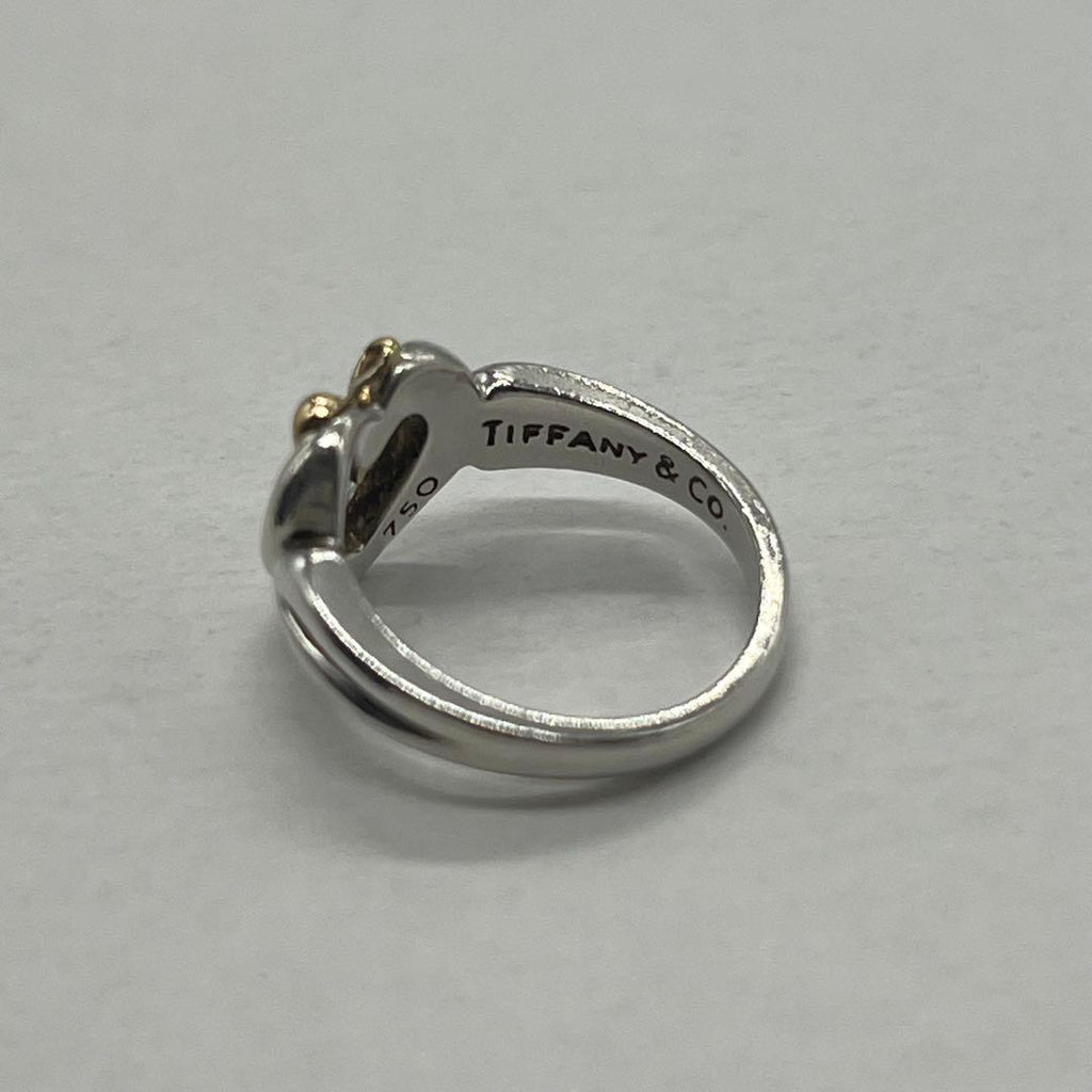 Tiffany & Co Open Heart Ribbon Ring Combination — view 8