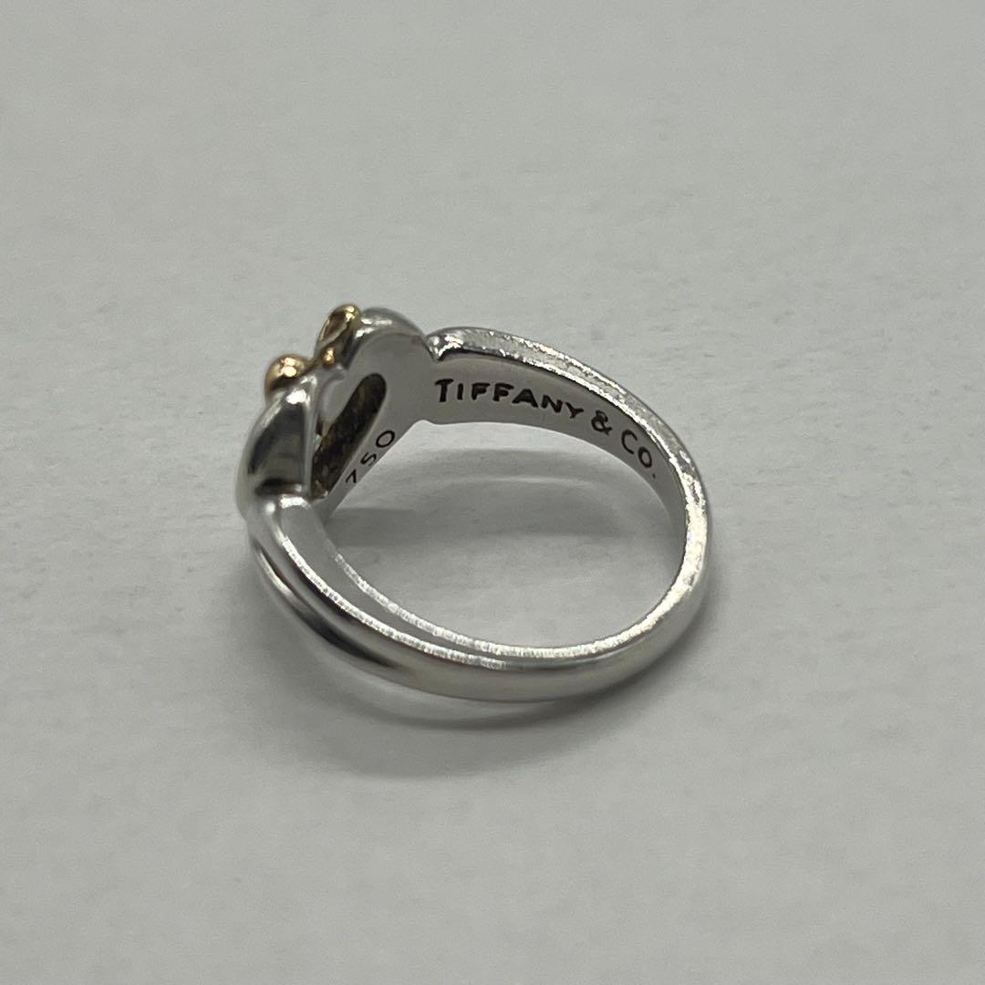 Tiffany & Co Open Heart Ribbon Ring Combination — view 8