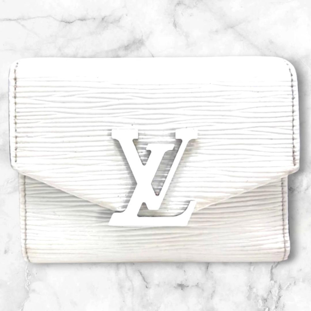 Louis Vuitton Epi Victorine LV Logo Off White Wallet — view 3