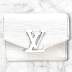 Louis Vuitton Epi Victorine LV Logo Off White Wallet — view 3