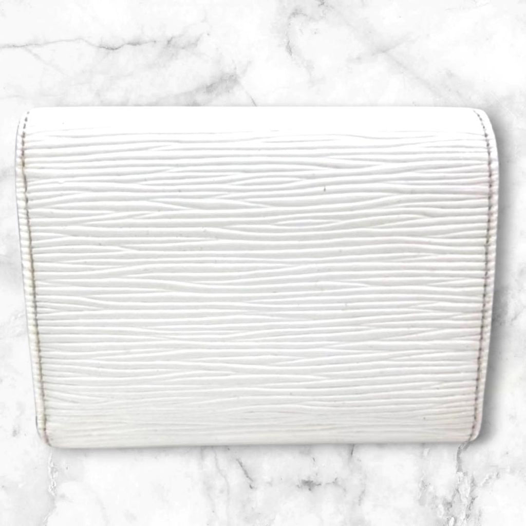 Louis Vuitton Epi Victorine LV Logo Off White Wallet — view 4