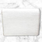 Louis Vuitton Epi Victorine LV Logo Off White Wallet — view 4
