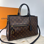 Louis Vuitton Monogram Macassar Popincourt MM Handbag — view 3
