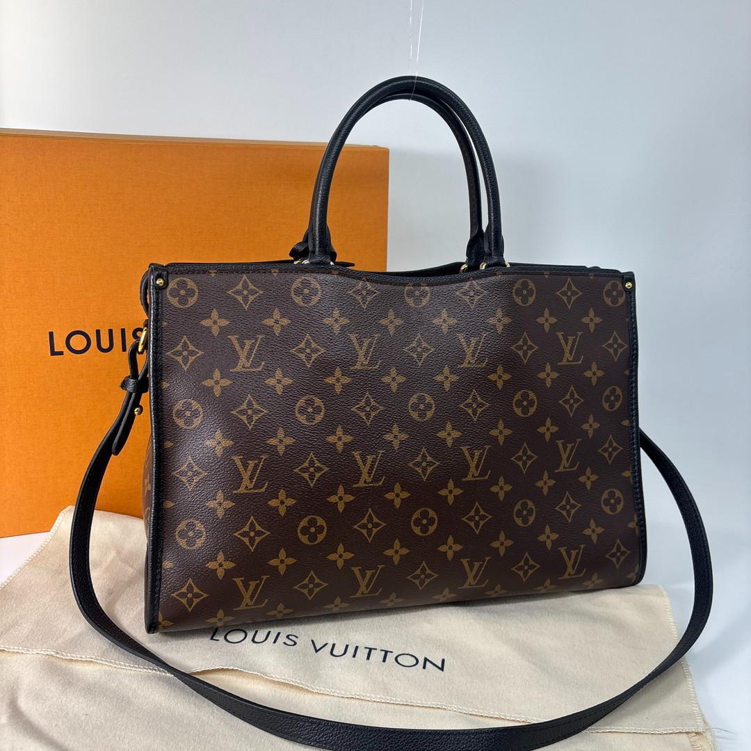 Louis Vuitton Monogram Macassar Popincourt MM Handbag — view 5