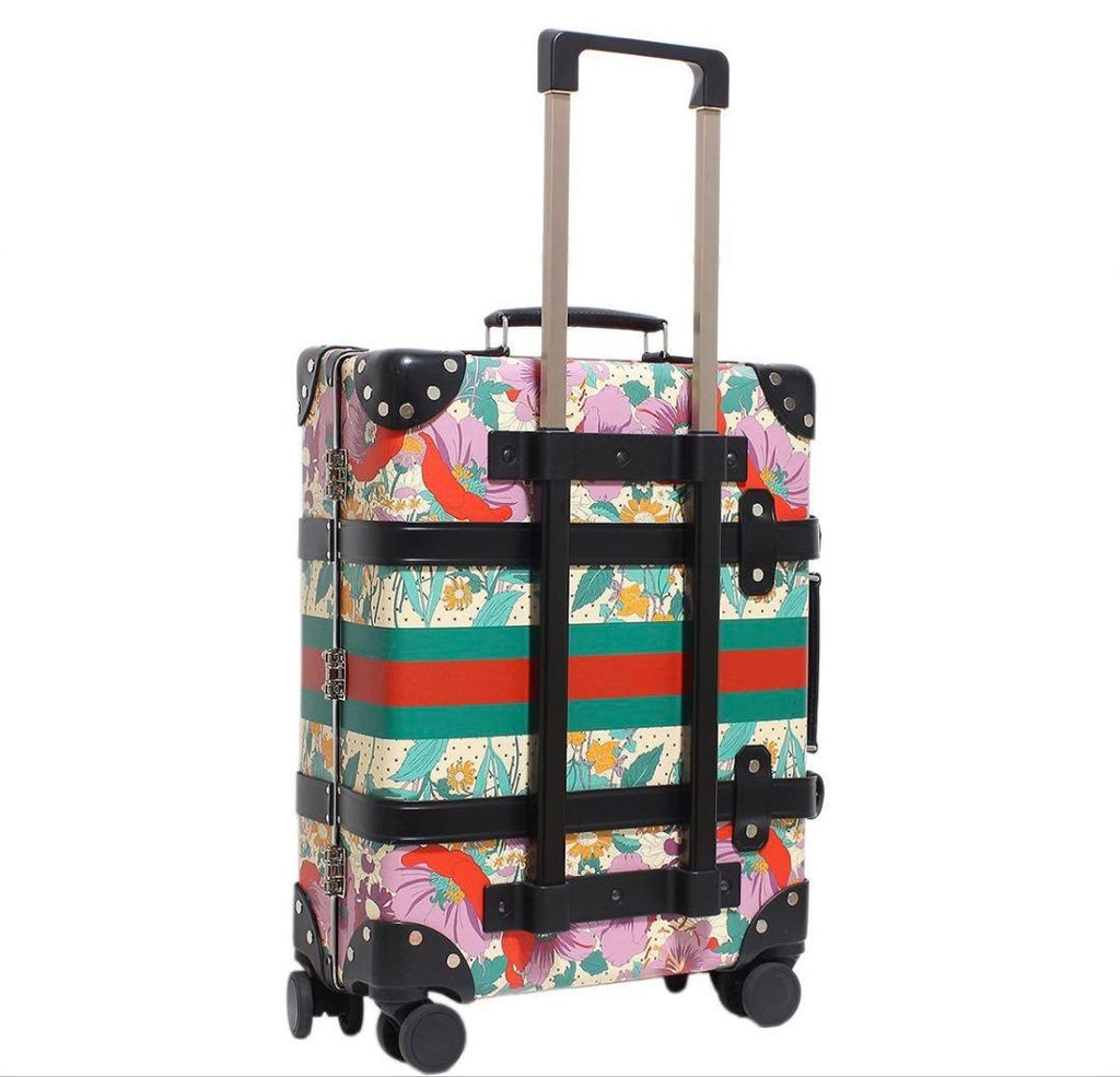 Gucci Globe Trotter Collaboration Floral Suitcase Travel — view 3