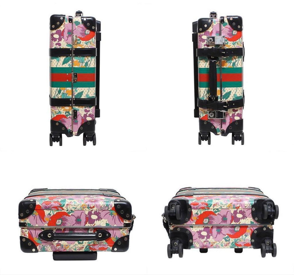 Gucci Globe Trotter Collaboration Floral Suitcase Travel — view 4
