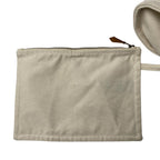 Hermes Cannes MM Canvas Tote with Pouch — view 8