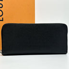 Louis Vuitton Zippy Wallet Vertical Taiga Black — view 2