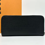 Louis Vuitton Zippy Wallet Vertical Taiga Black — view 3