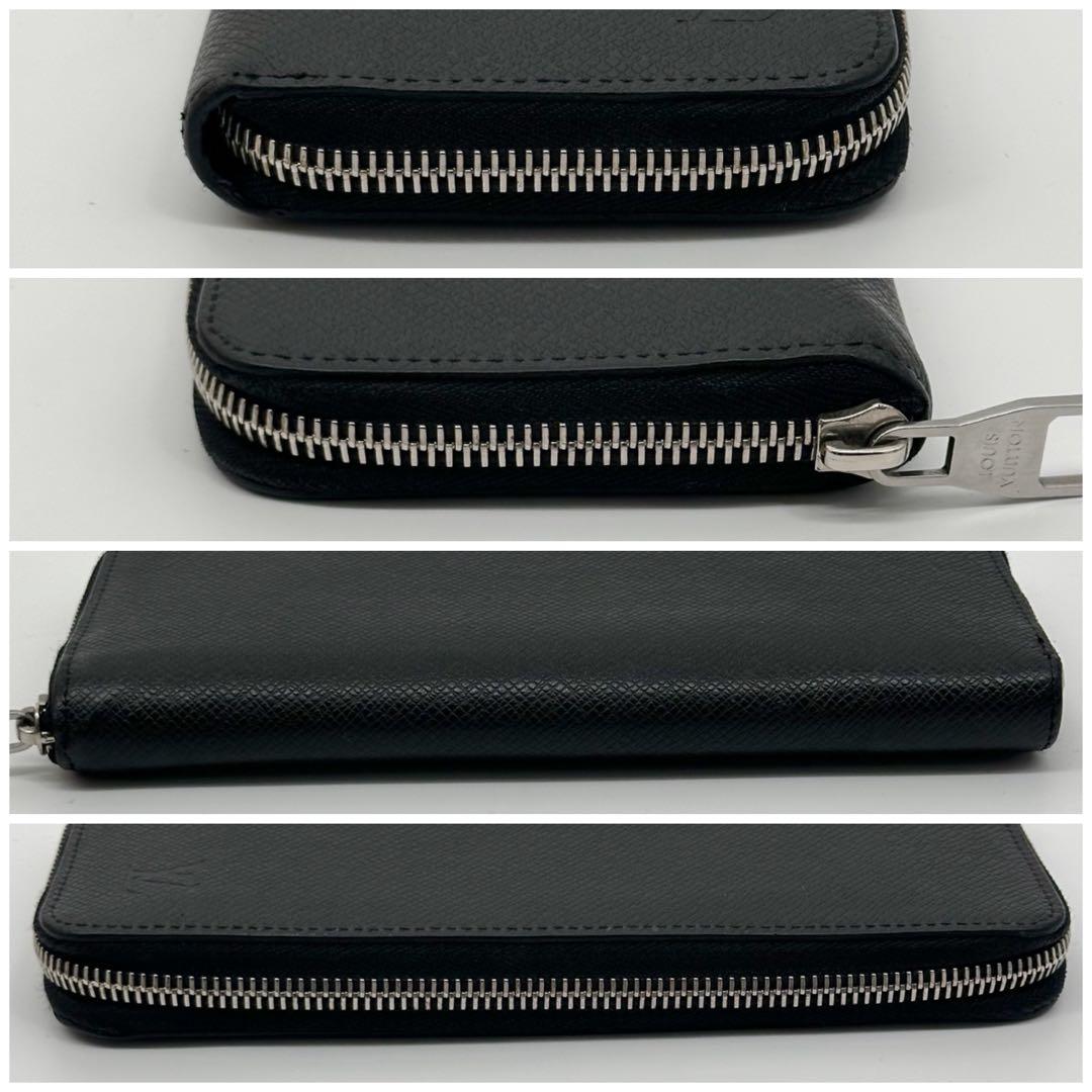 Louis Vuitton Zippy Wallet Vertical Taiga Black — view 6