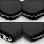 Louis Vuitton Zippy Wallet Vertical Taiga Black — view 7
