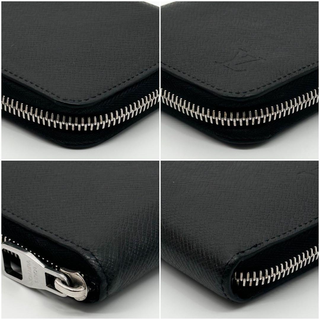Louis Vuitton Zippy Wallet Vertical Taiga Black — view 7