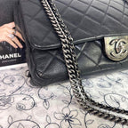 Chanel Rare Metal CC Logo Double Flap Bag Quilted — view 5