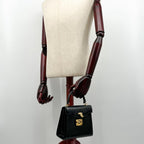 Gucci Vintage Rock Handbag Leather Black — view 4