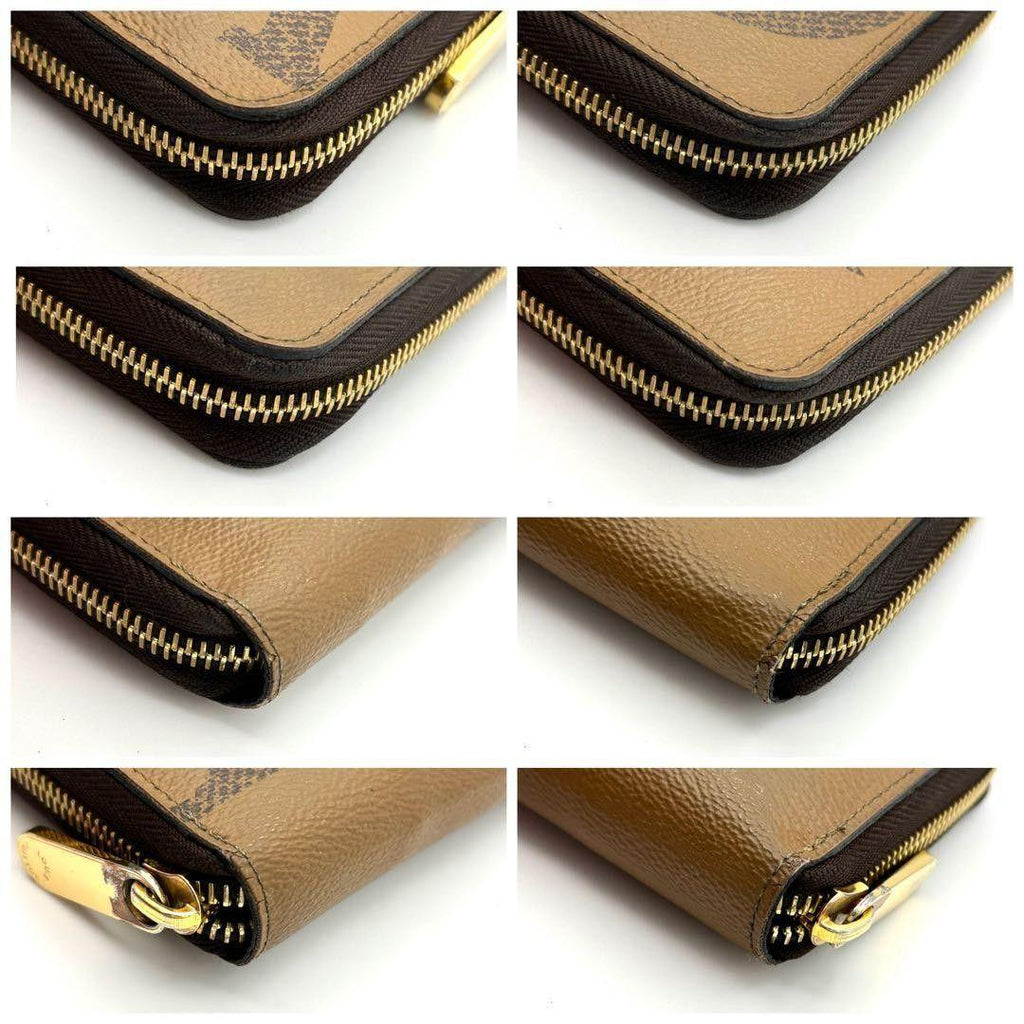 Louis Vuitton Monogram Giant Zippy Wallet Brown — view 9