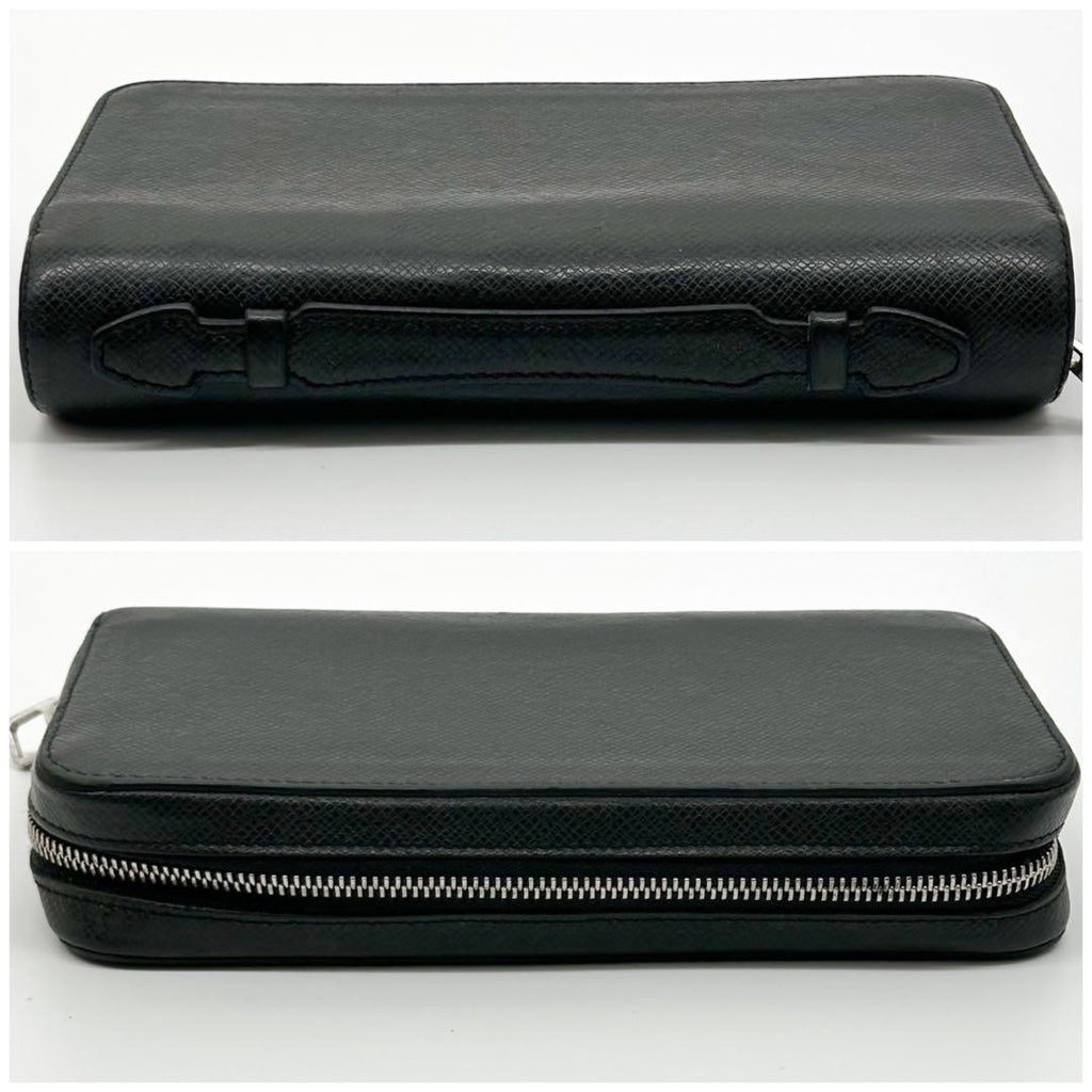 Louis Vuitton Zippy XL Taiga Black Second Wallet Handbag — view 7