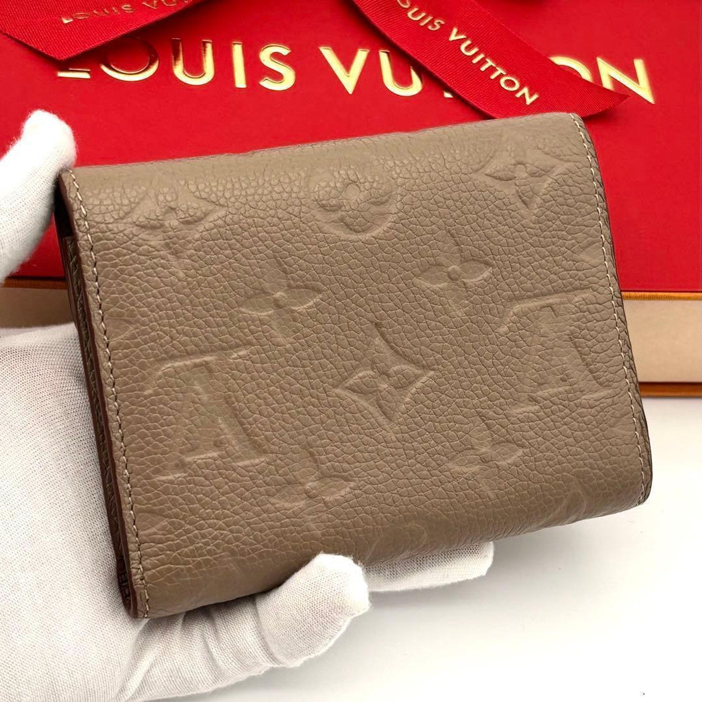 Louis Vuitton Victorine Monogram Empreinte Beige Wallet — view 2