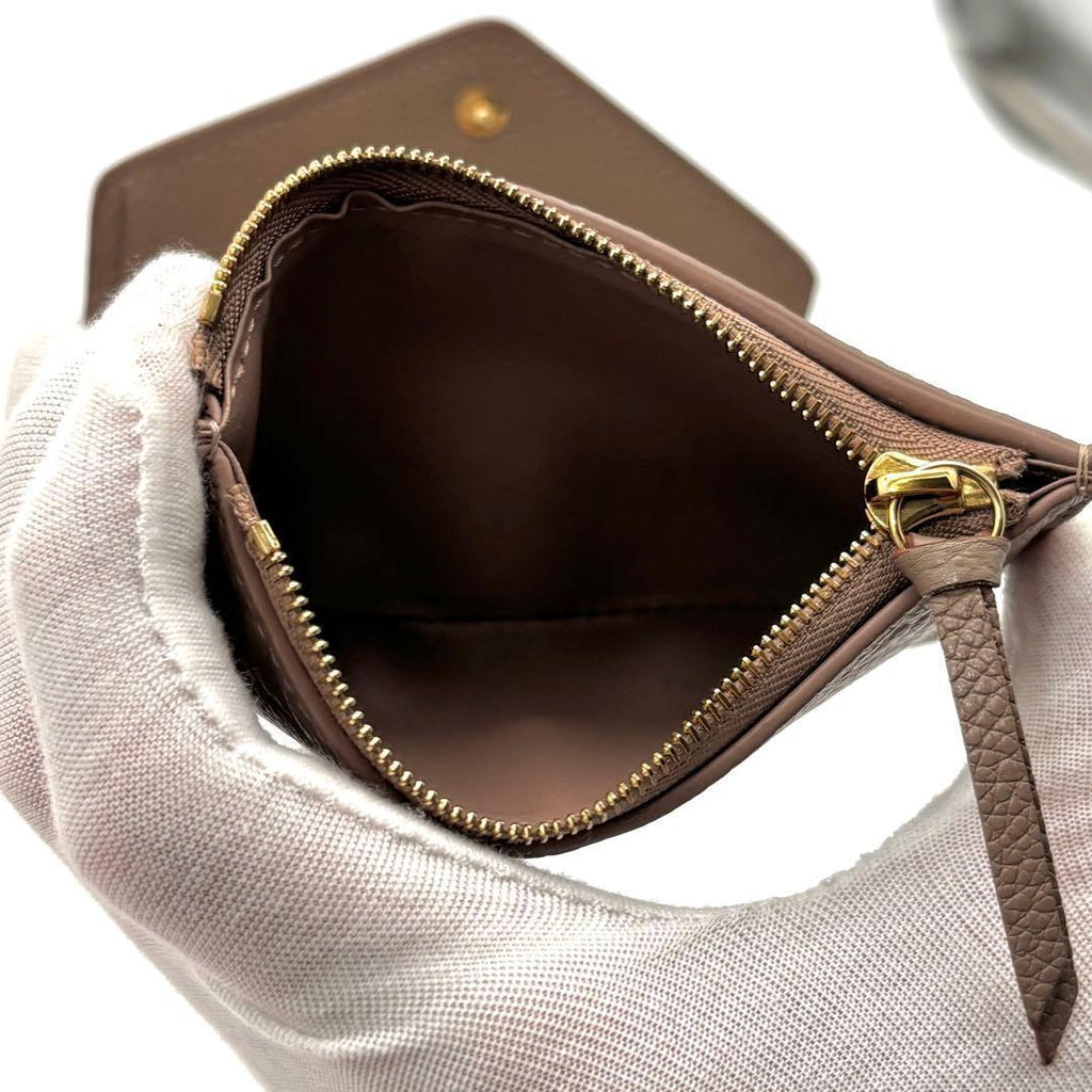 Louis Vuitton Victorine Monogram Empreinte Beige Wallet — view 6