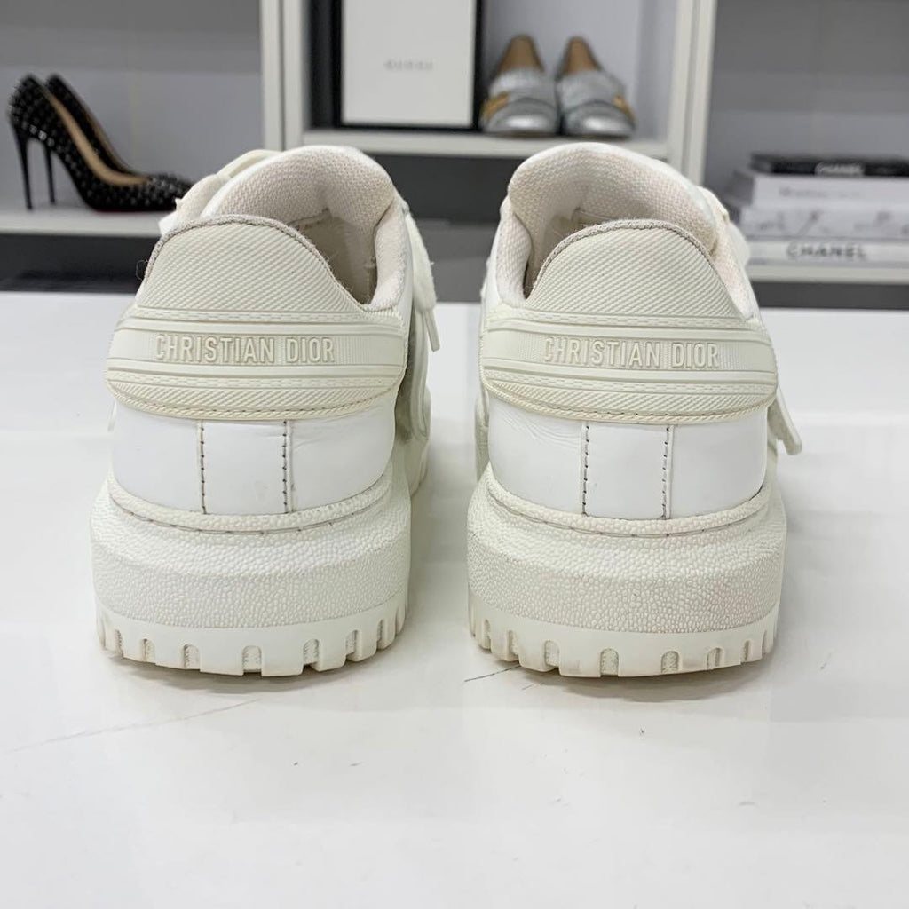 Dior Id Logo Leather Rubber Sneakers — view 6
