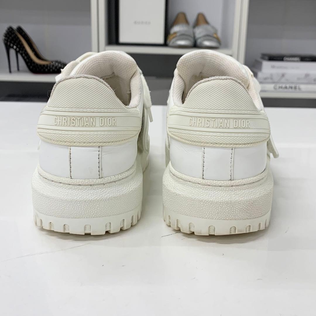 Dior Id Logo Leather Rubber Sneakers — view 6