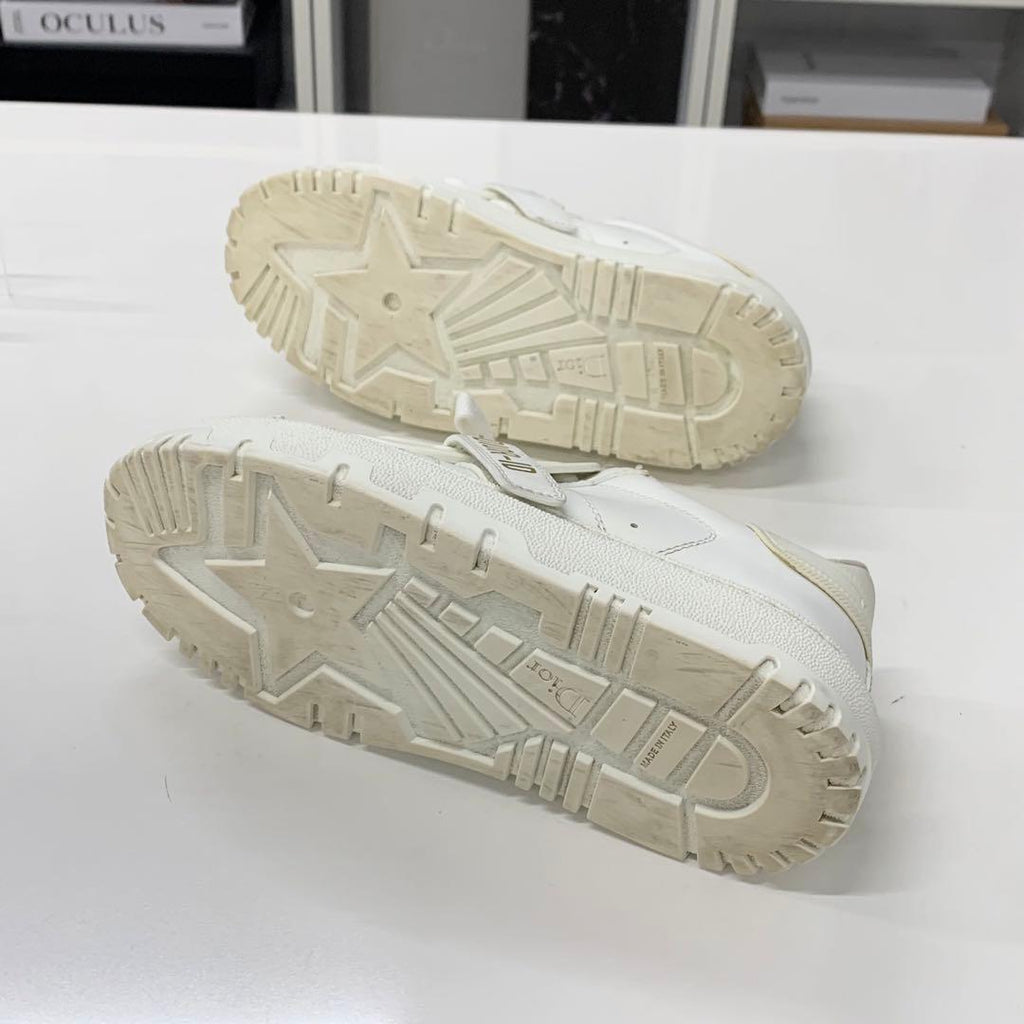 Dior Id Logo Leather Rubber Sneakers — view 7
