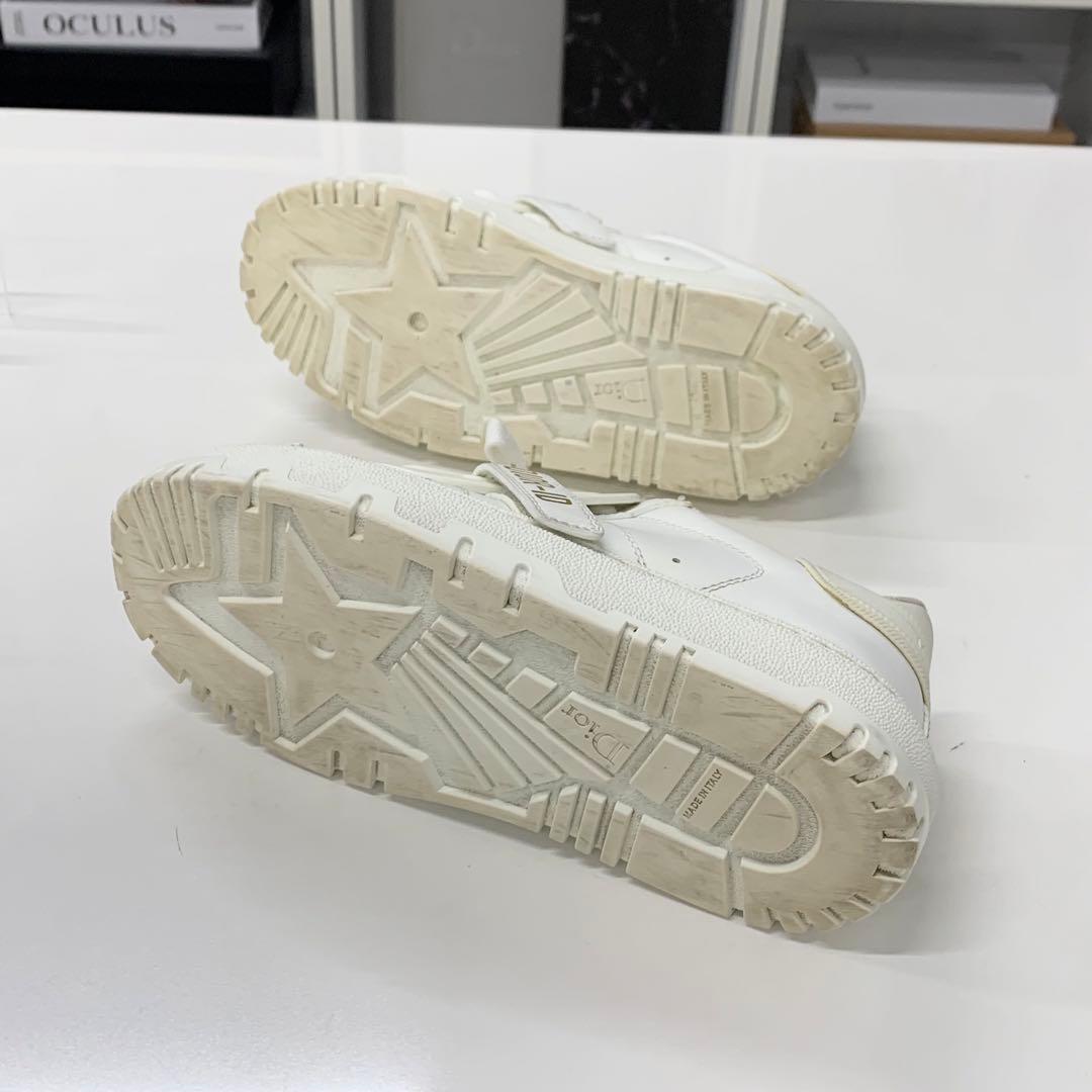 Dior Id Logo Leather Rubber Sneakers — view 7