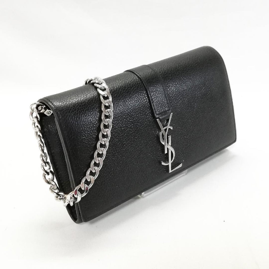 Saint Laurent Large Flap Wallet Black — view 2