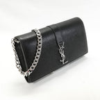 Saint Laurent Large Flap Wallet Black — view 2