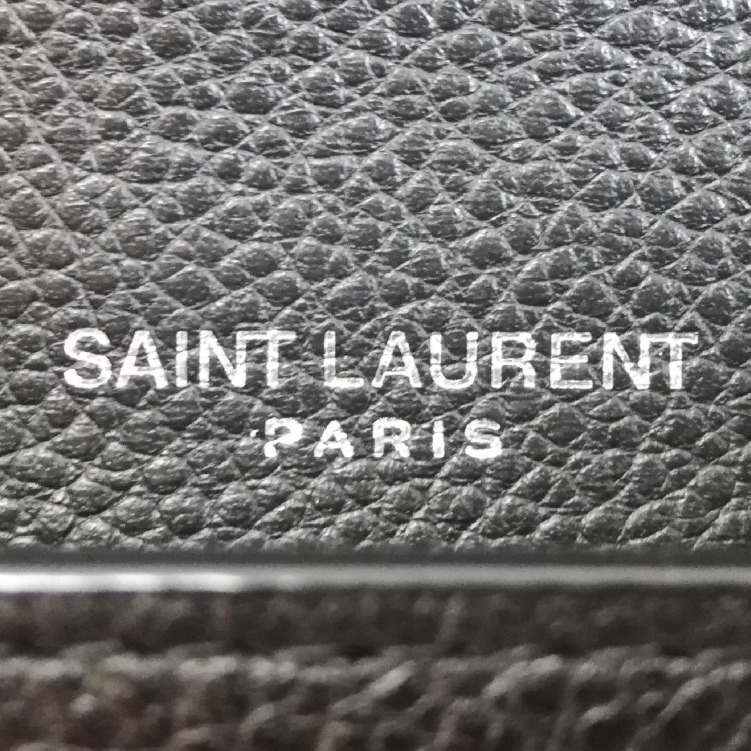 Saint Laurent Large Flap Wallet Black — view 5