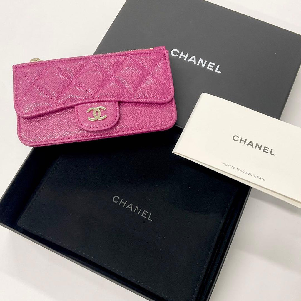 Chanel Quilted CC Logo Fragment Case Card — view 9