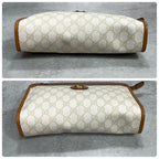 Gucci GG Clutch Beige Brown Leather Logo — view 7