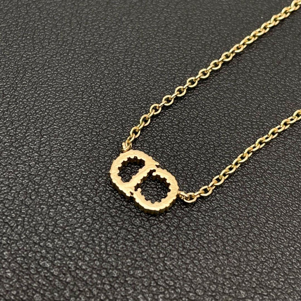 Dior CD Logo Clair de Lune Rhinestone Necklace — view 3