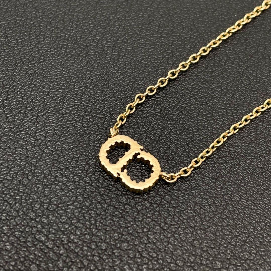 Dior CD Logo Clair de Lune Rhinestone Necklace — view 3