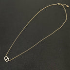 Dior CD Logo Clair de Lune Rhinestone Necklace — view 4