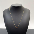 Dior CD Logo Clair de Lune Rhinestone Necklace — view 6