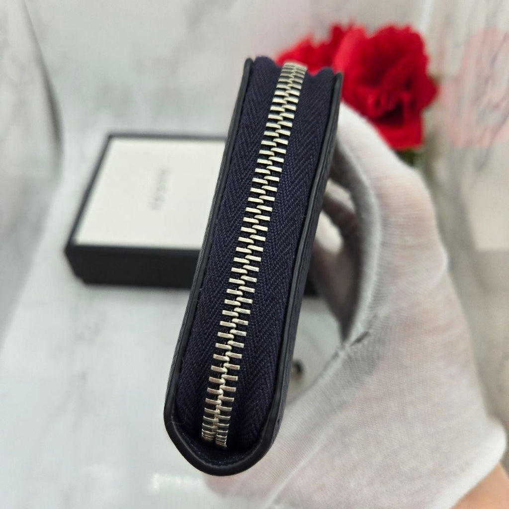 Gucci Wallet Interlocking GG Navy — view 8
