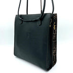 Fendi Tote Bag Zucca Pattern Gold Hardware Canvas Leather — view 4