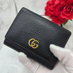 Gucci Fold Wallet GG Marmont Black — view 3