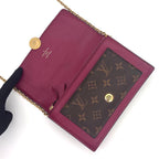 Louis Vuitton Monogram Portefeuille Flor Chain Fuchsia — view 3