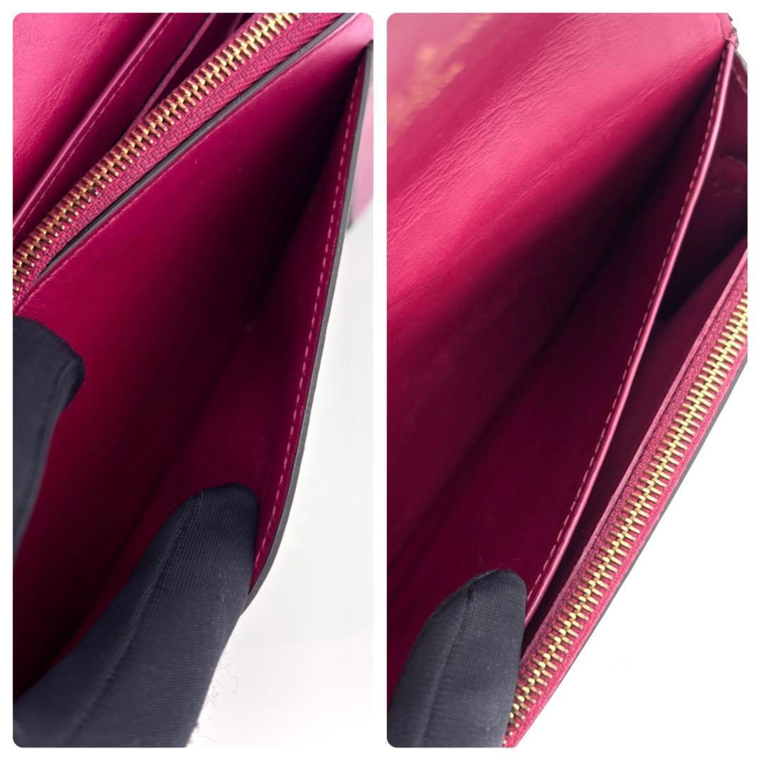 Louis Vuitton Monogram Portefeuille Flor Chain Fuchsia — view 6