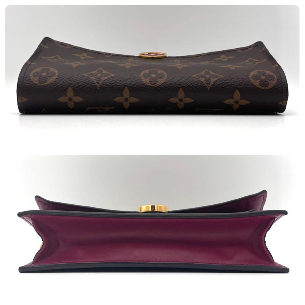 Louis Vuitton Monogram Portefeuille Flor Chain Fuchsia — view 8