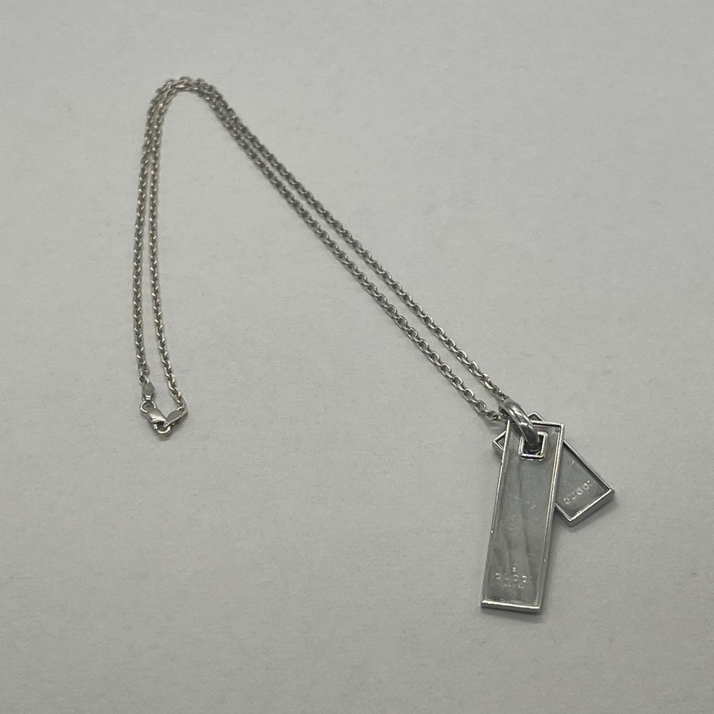 Gucci Double Plate Chain Necklace — view 2