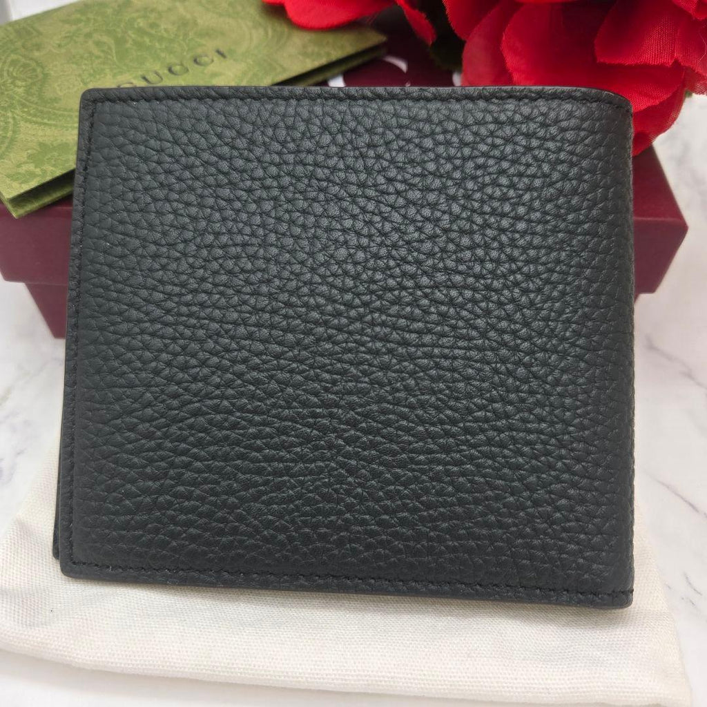 Gucci Logo Bifold Wallet Khaki Green — view 2