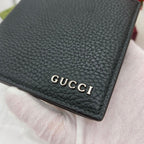 Gucci Logo Bifold Wallet Khaki Green — view 5