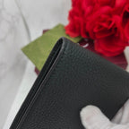 Gucci Logo Bifold Wallet Khaki Green — view 6