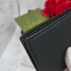 Gucci Logo Bifold Wallet Khaki Green — view 7