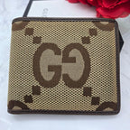 Gucci Canvas Fold Wallet Jumbo GG